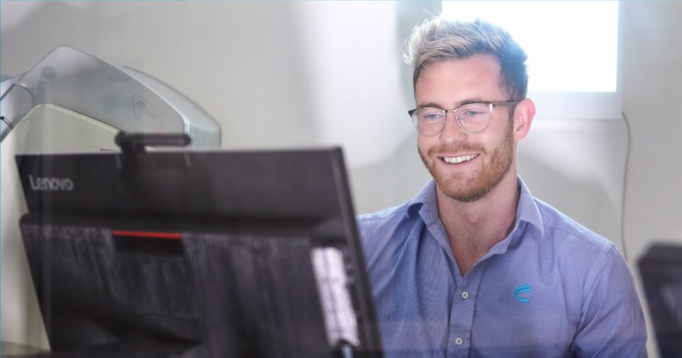 Man Smiling While Looking At The Monitor | Chest X Ray Near Me | Imaging At Olympic Park